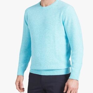 Chaps Men’s Crewneck Sweater Size L Color Pool Blue